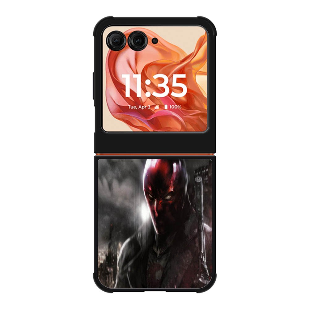 Red Hood B0160 Samsung Galaxy S5 Case - Rubber / Black Motorola Moto Razr 2025/2024 , Moto Razr 60/50 Case BC1963
