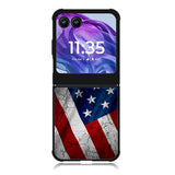 American Flag Motorola Moto Razr Plus 2025/2024 Case, Moto Razr 50 Ultra 5G BC2279