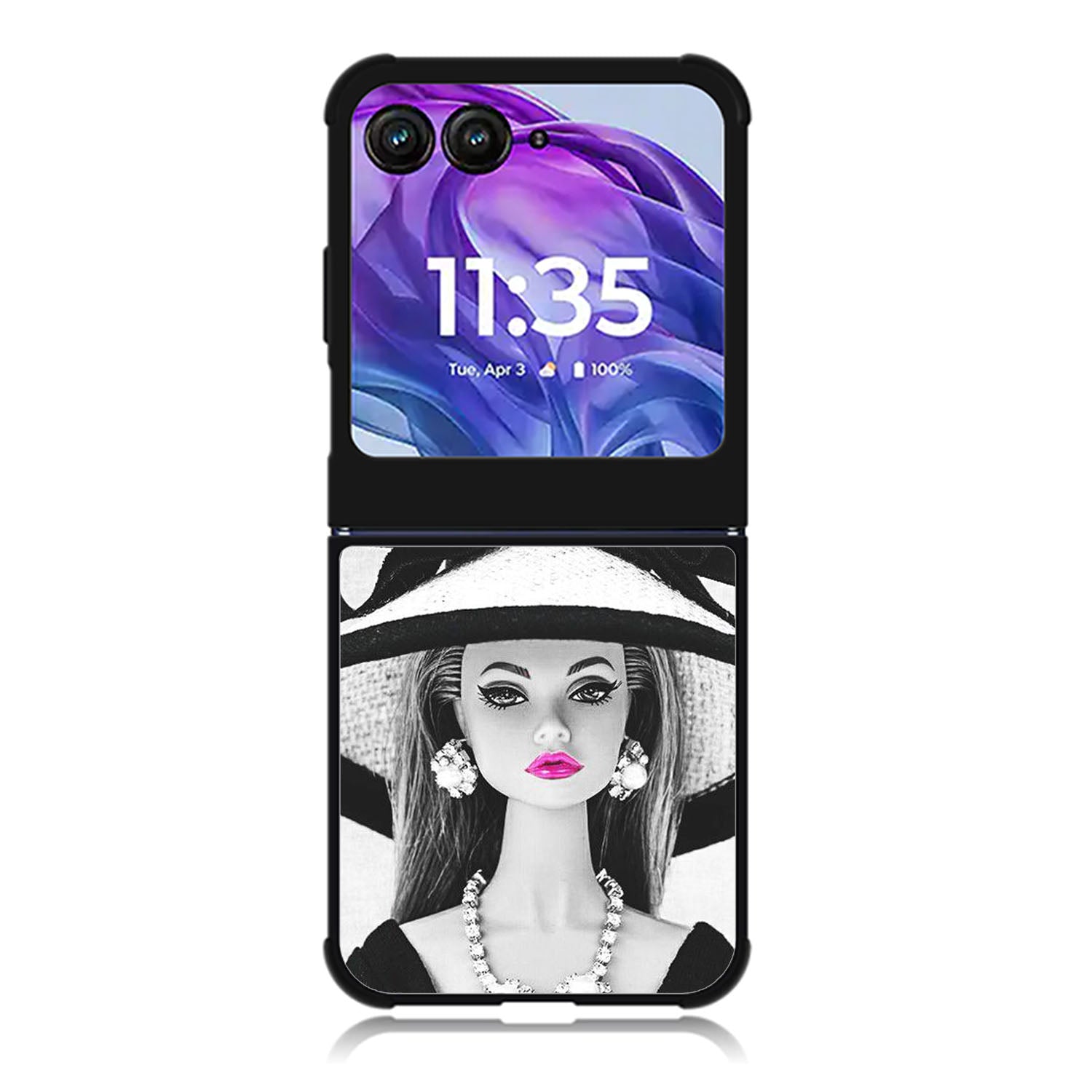 Barbie Glamours Motorola Moto Razr Plus 2025/2024 Case, Moto Razr 50 Ultra 5G BC2247