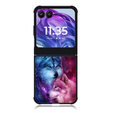 Wolf Painting Motorola Moto Razr Plus 2025/2024 Case, Moto Razr 50 Ultra 5G BC1982