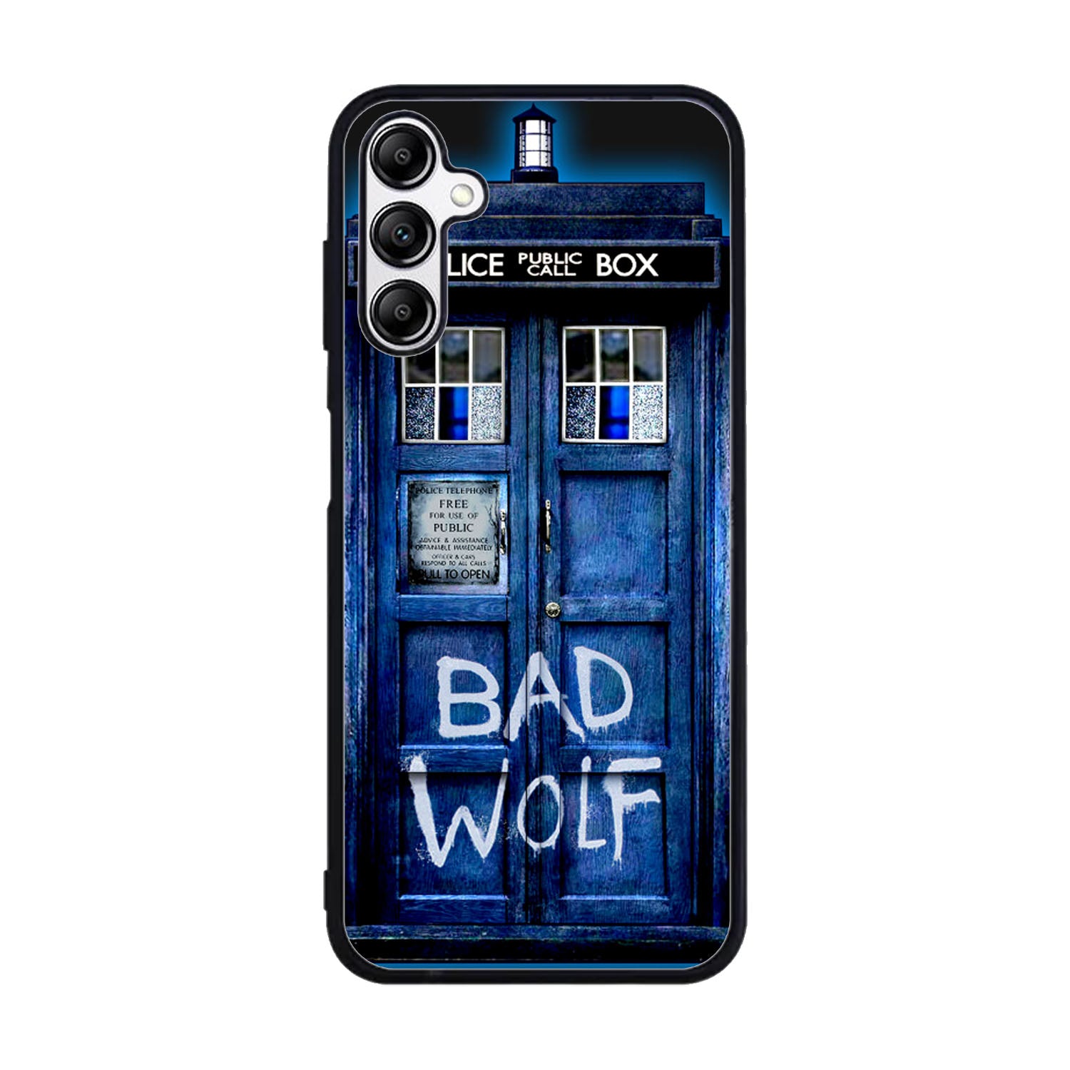 Doctor Who TARDIS Bad Wolf Blue Case Samsung Galaxy A15 BC2201