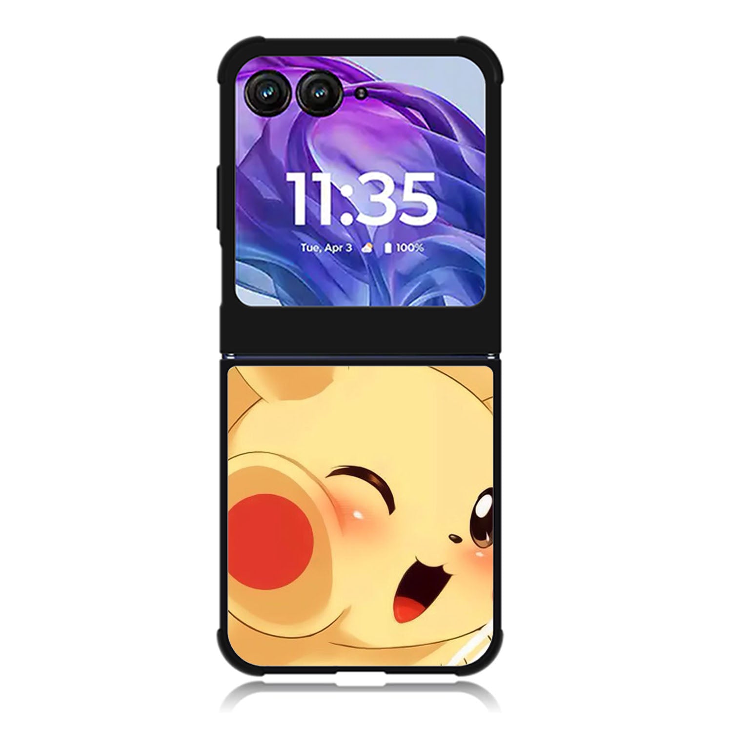Pikachu Cute Pokemon Motorola Moto Razr Plus 2025/2024 Case, Moto Razr 50 Ultra 5G BC2114