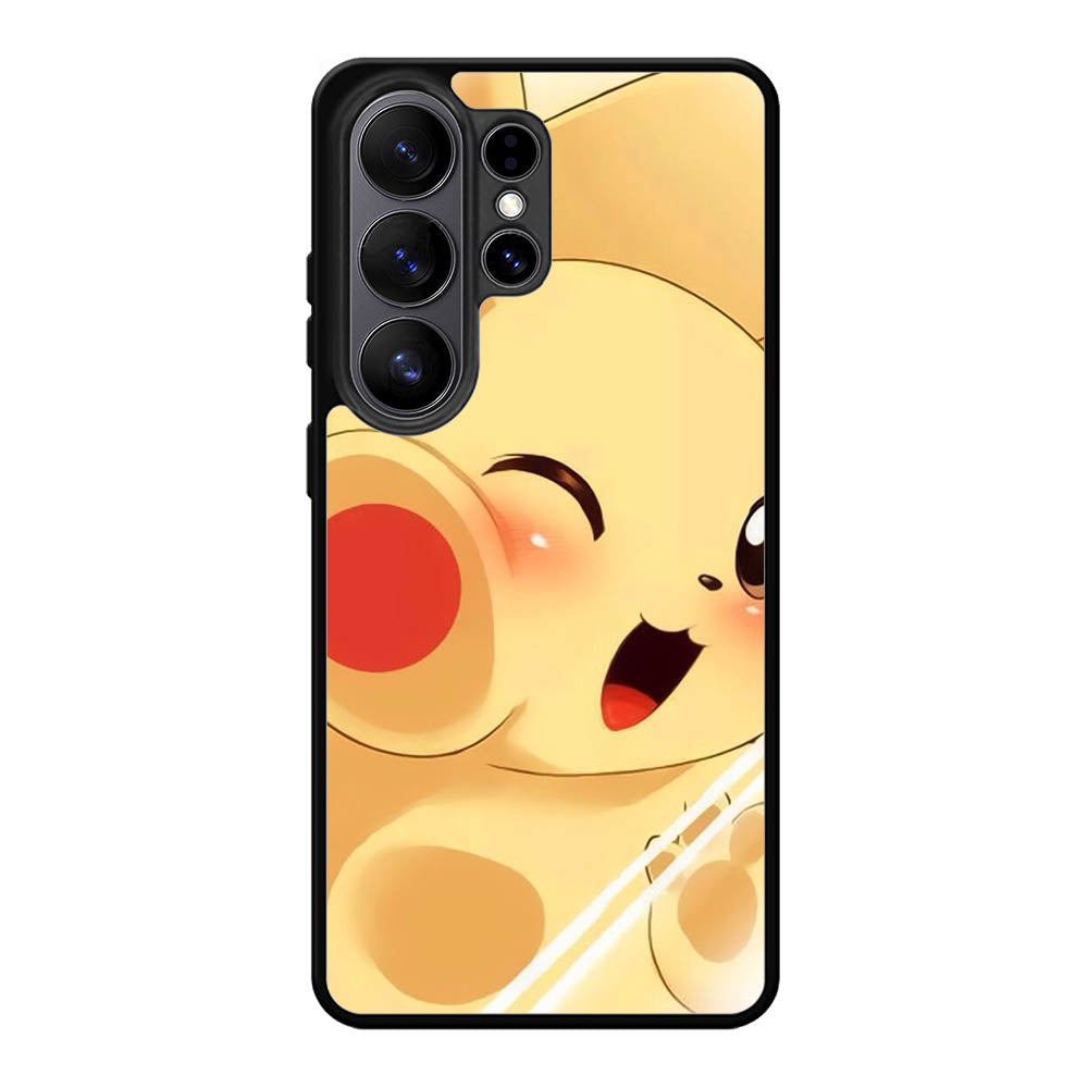 Pikachu Cute Pokemon Samsung Galaxy S26 Plus Case