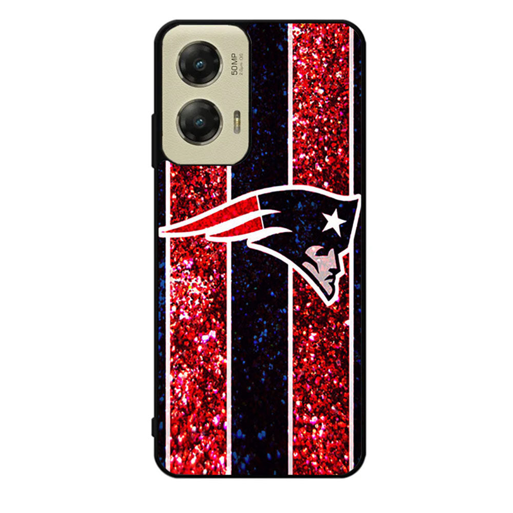 New England Patriots NFL logo Case Motorola Moto G Stylus 2024 5G BC2084
