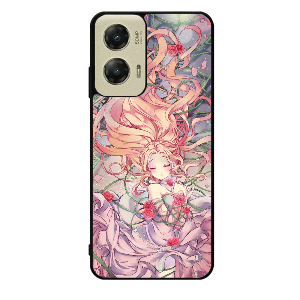 Anime Rose Girl Case Motorola Moto G Stylus 2024 5G BC2236