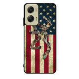 Browning Deer Real Tree Camo USA Flag Case Motorola Moto G Stylus 2024 5G BC2264