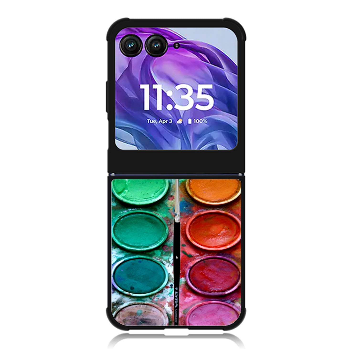 Paint Box Watercolor Motorola Moto Razr Plus 2025/2024 Case, Moto Razr 50 Ultra 5G BC2104