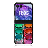 Paint Box Watercolor Motorola Moto Razr Plus 2025/2024 Case, Moto Razr 50 Ultra 5G BC2104