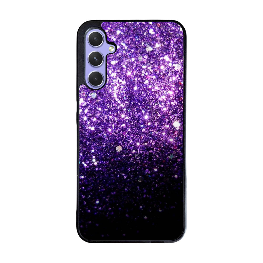 Purple Sparkling Glitter Case Samsung Galaxy A55 5G BC2032