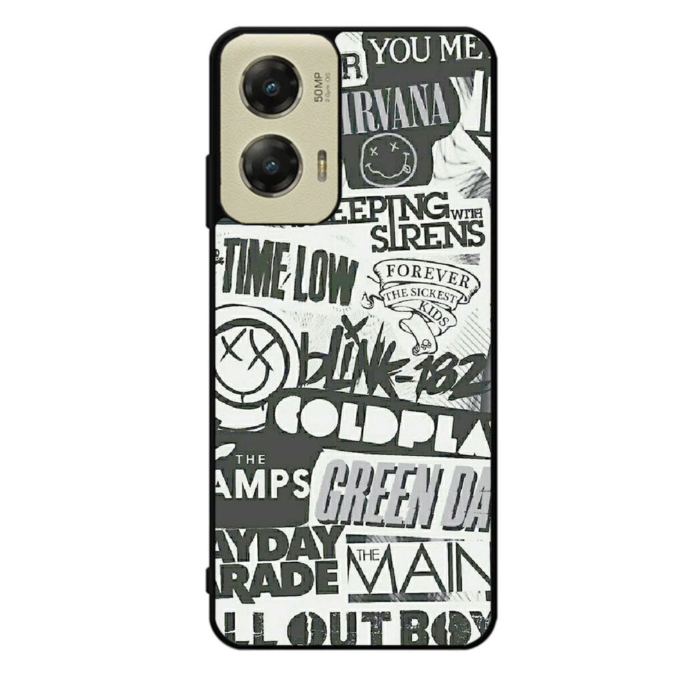 Rock Bands Tumblr Collage Case Motorola Moto G Stylus 2024 5G BC2047