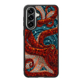 Kraken Octopus Stained Glass Samsung Galaxy A57 Case BC2155