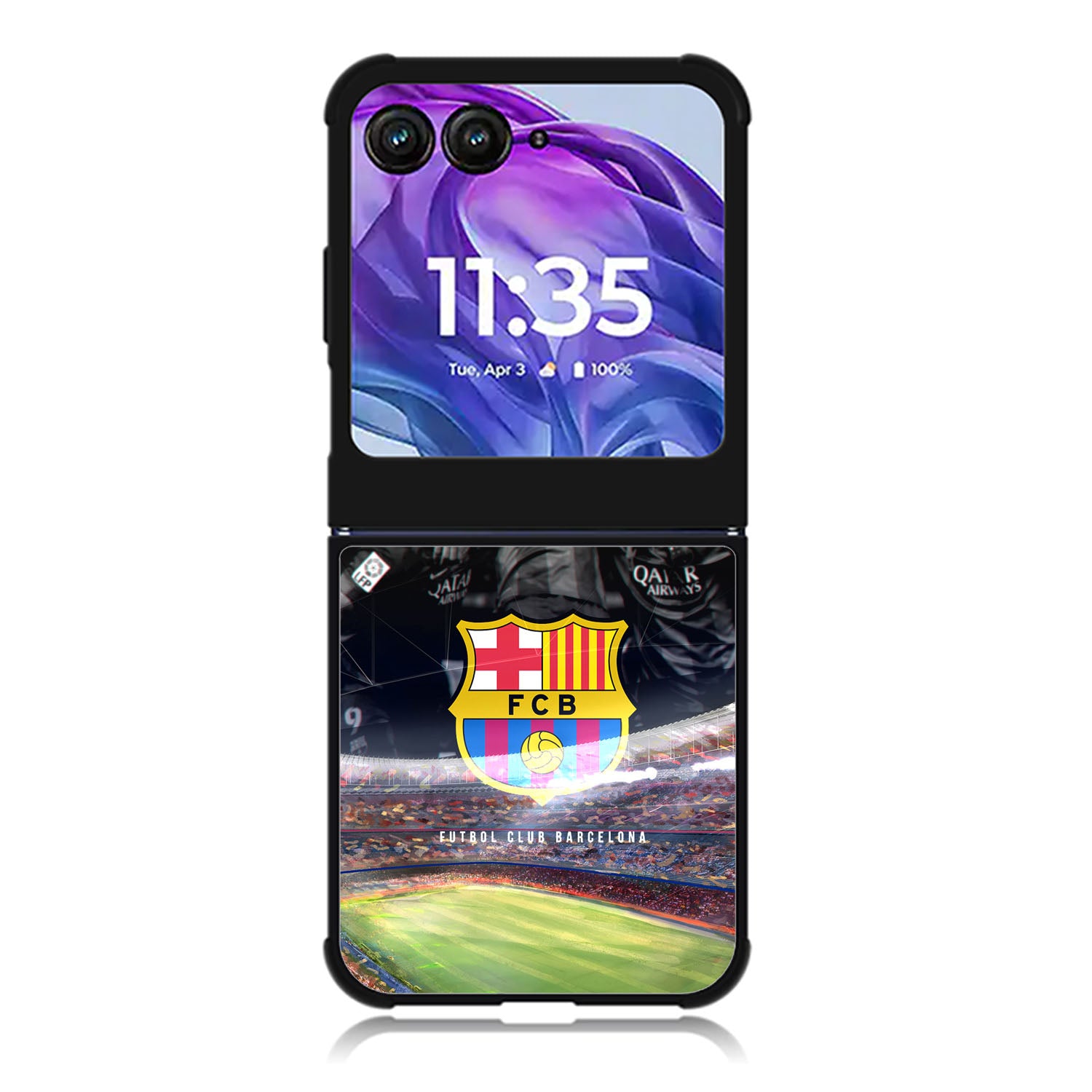 Barcelona Futbal Club Team Motorola Moto Razr Plus 2025/2024 Case, Moto Razr 50 Ultra 5G BC2248
