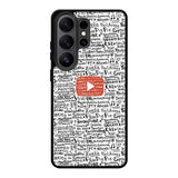 Youtube Art Prints Samsung Galaxy S26 Ultra Case BC1975