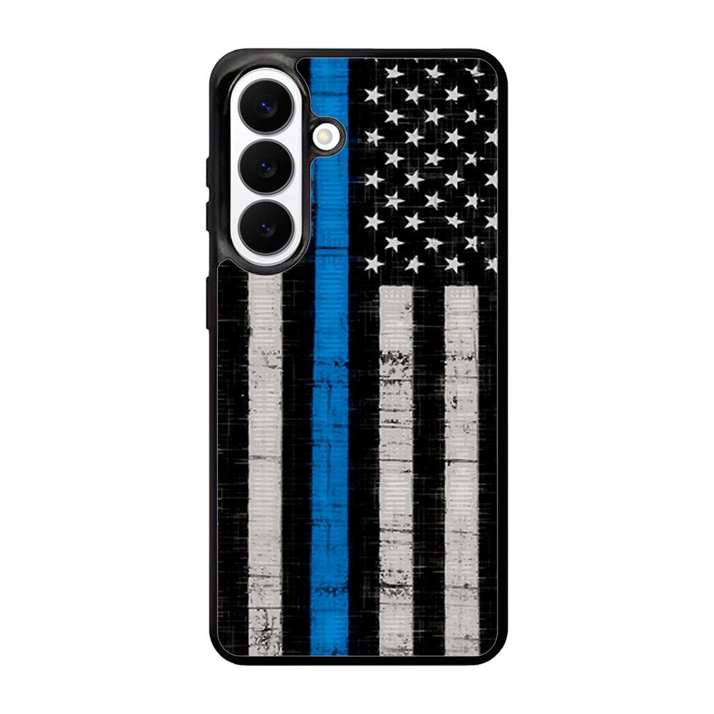 Police Blue Line Flag Samsung Galaxy S26 Case BC2025