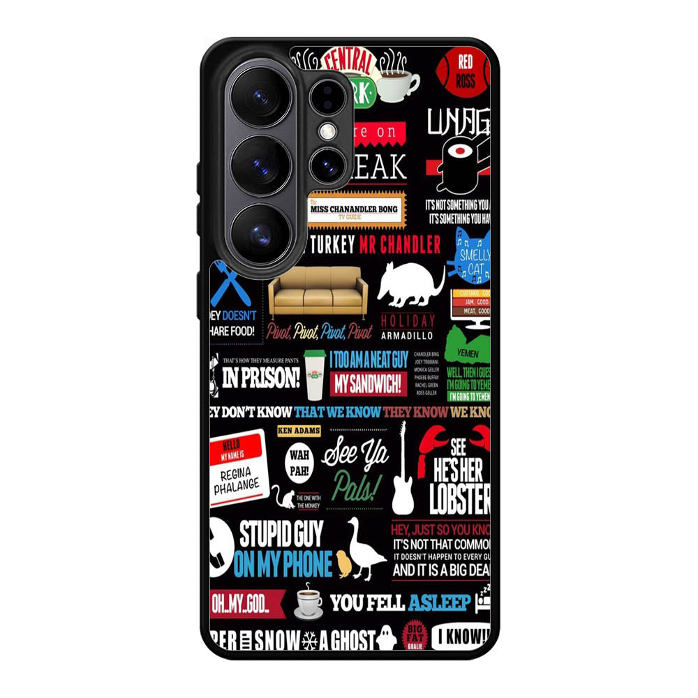 Friends TV Art Quote Cute Parody Samsung Galaxy S26 Ultra Case BC2217