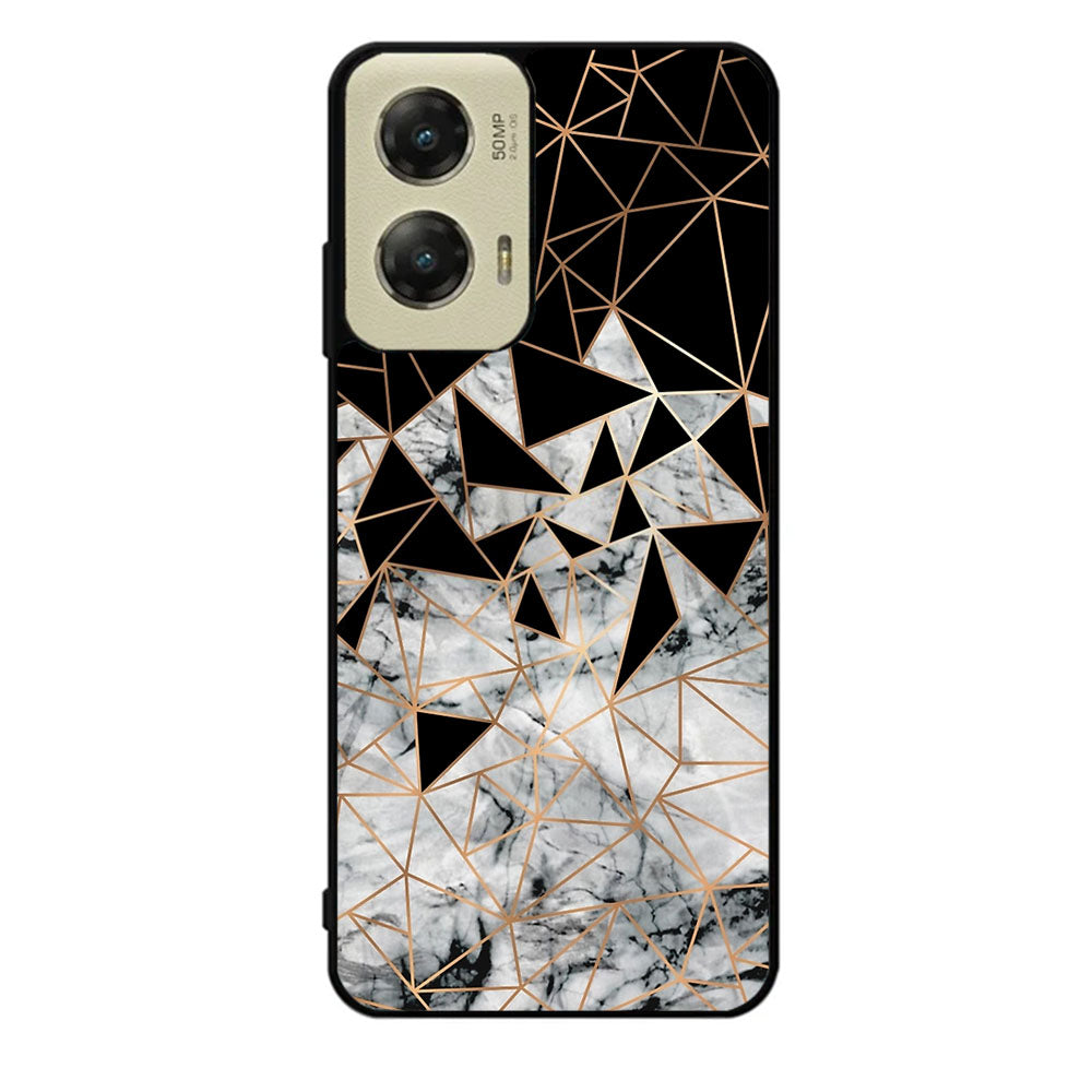 Marble Polygon Pattern Case Motorola Moto G Stylus 2024 5G BC2060