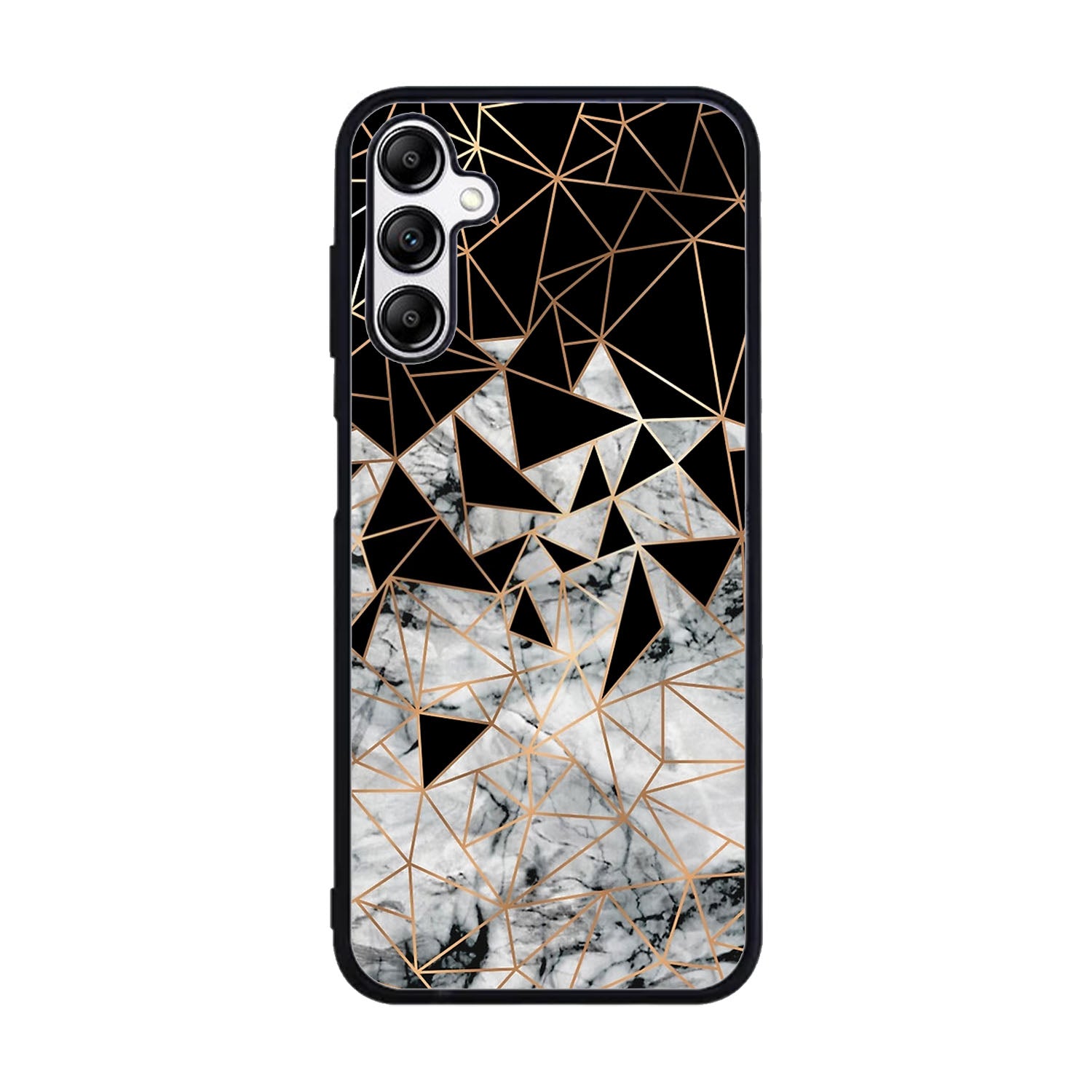 Marble Polygon Pattern Case Samsung Galaxy A15 BC2060