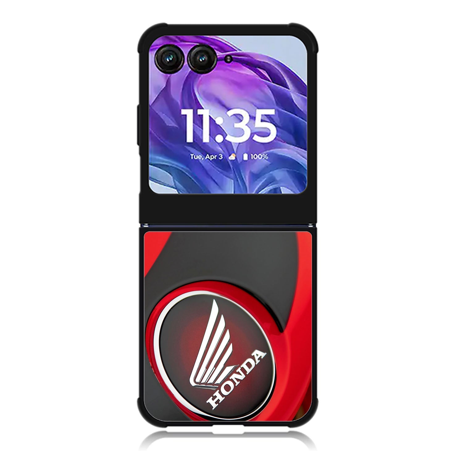 Honda Logo Red Motorola Moto Razr 2024 , Moto Razr 50 Case FE2139