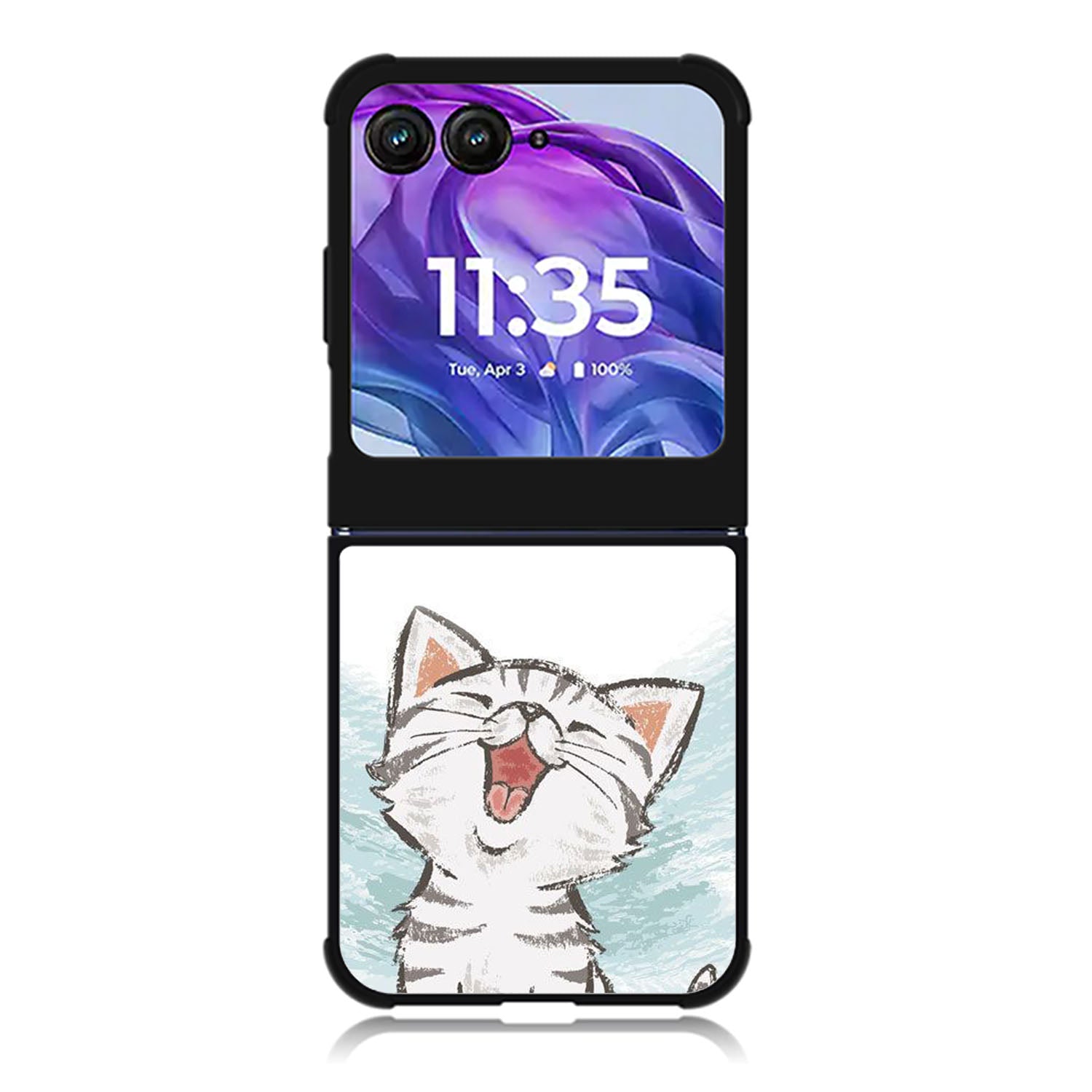 American Shorthair Happy Cat Motorola Moto Razr 2024 , Moto Razr 50 Case FE2231