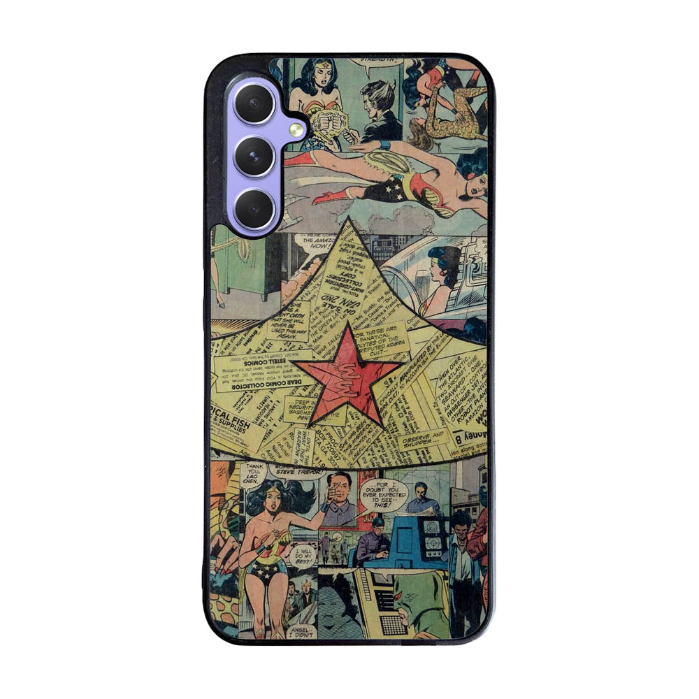 Wonder Woman Collage Case Samsung Galaxy A35 5G BC1984