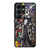 Nightmare Before Christmas Art Glass Samsung Galaxy S26 Plus Case DC1284