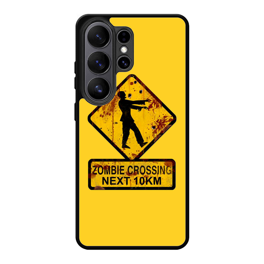 Zombie Crossing Sign Samsung Galaxy S26 Ultra Case BC1977