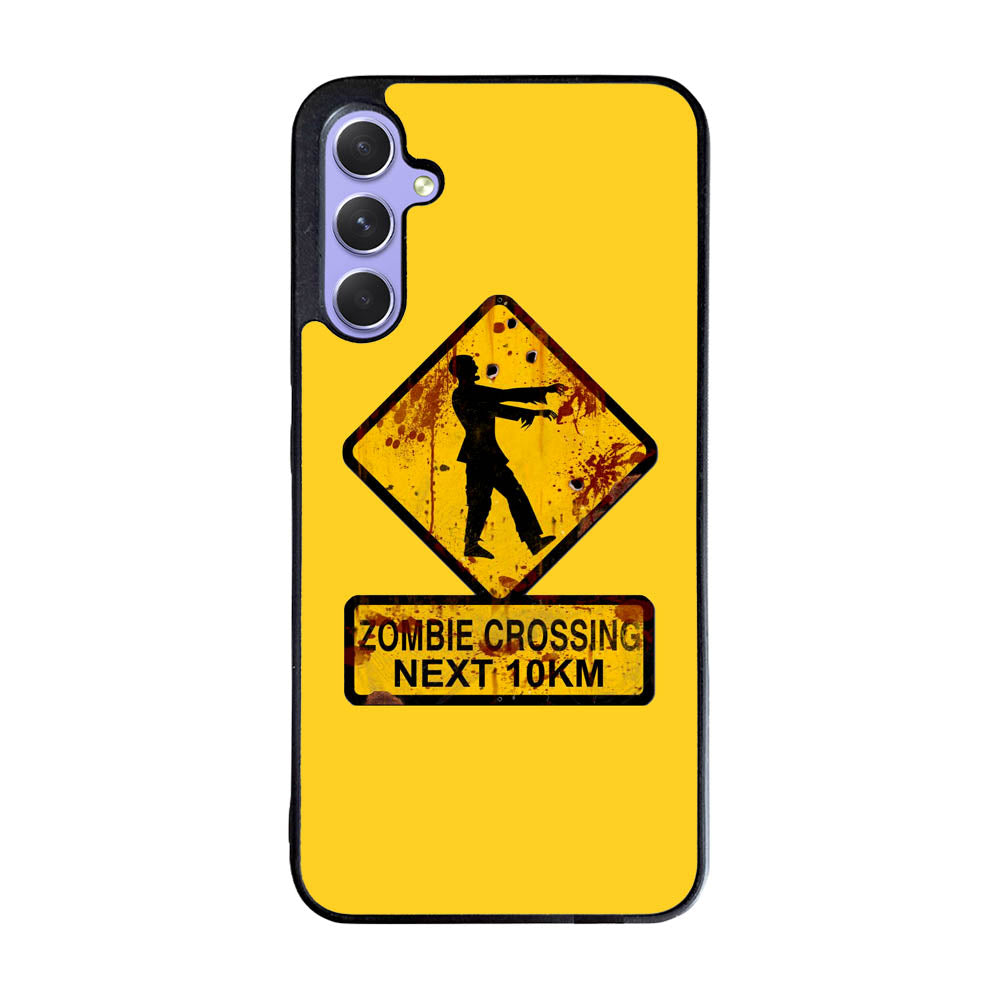 Zombie Crossing Sign Case Samsung Galaxy A35 5G BC1977