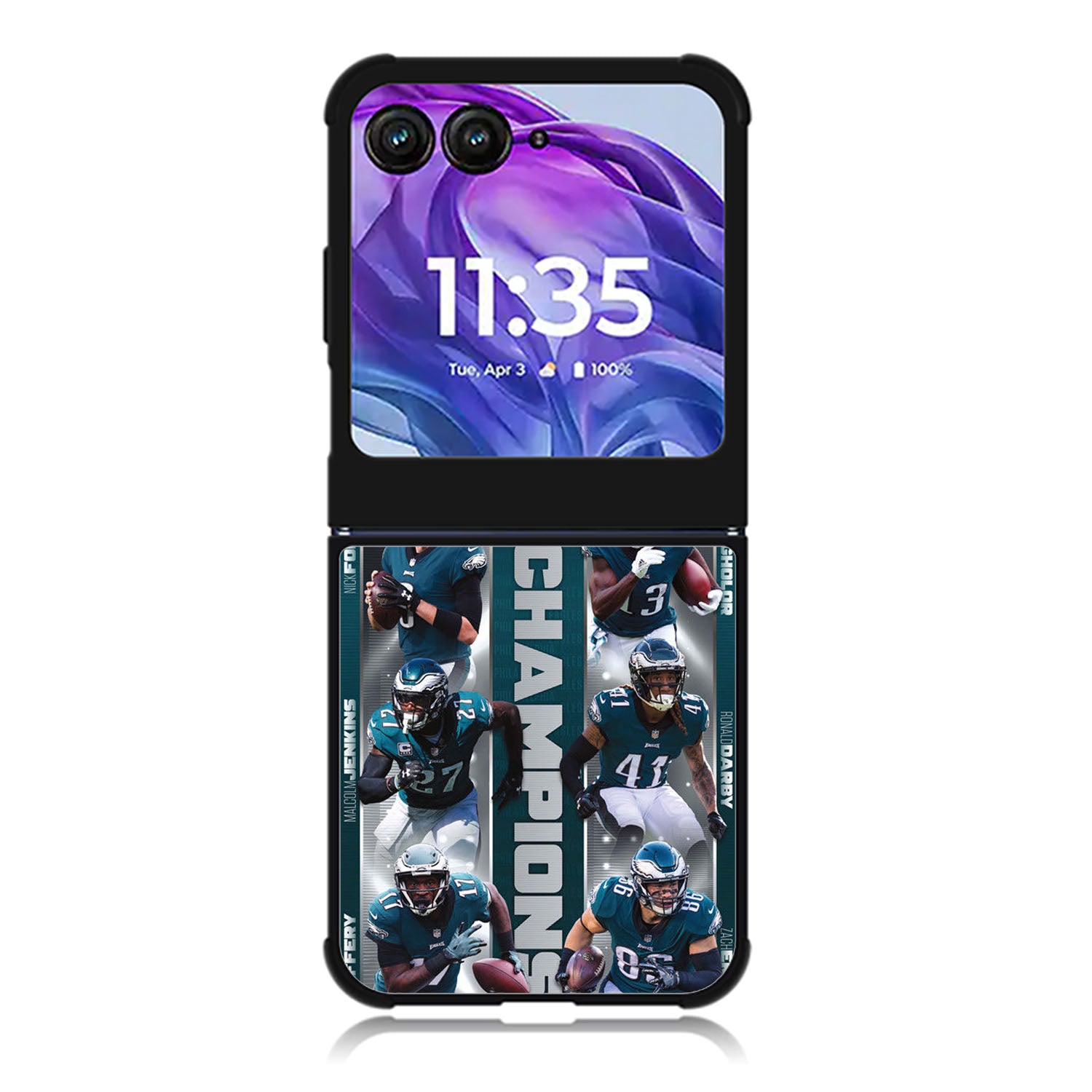 Philadelphia Eagles Super Bowl Motorola Moto Razr Plus 2025/2024 Case, Moto Razr 50 Ultra 5G BC2112