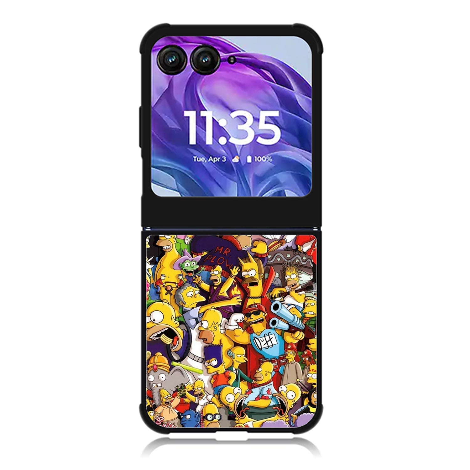 The Simpsons Collage Motorola Moto Razr 2024 , Moto Razr 50 Case FE2010