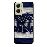 New York yankees wood Logo Case Motorola Moto G Stylus 2024 5G BC2087