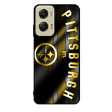 Pittsburgh NFL Gold Case Motorola Moto G Stylus 2024 5G BC2018