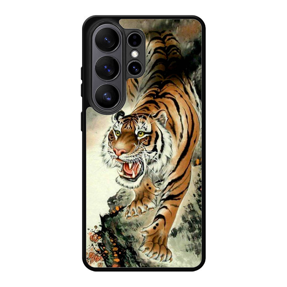 Tiger Japanese Painting Samsung Galaxy S26 Plus Case