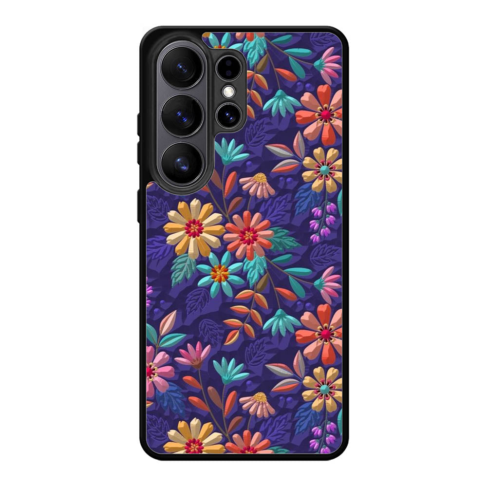 Flower violet 3D Samsung Galaxy S26 Ultra Case FE0282