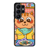 cat eat fish Samsung Galaxy S26 Ultra Case FE0137