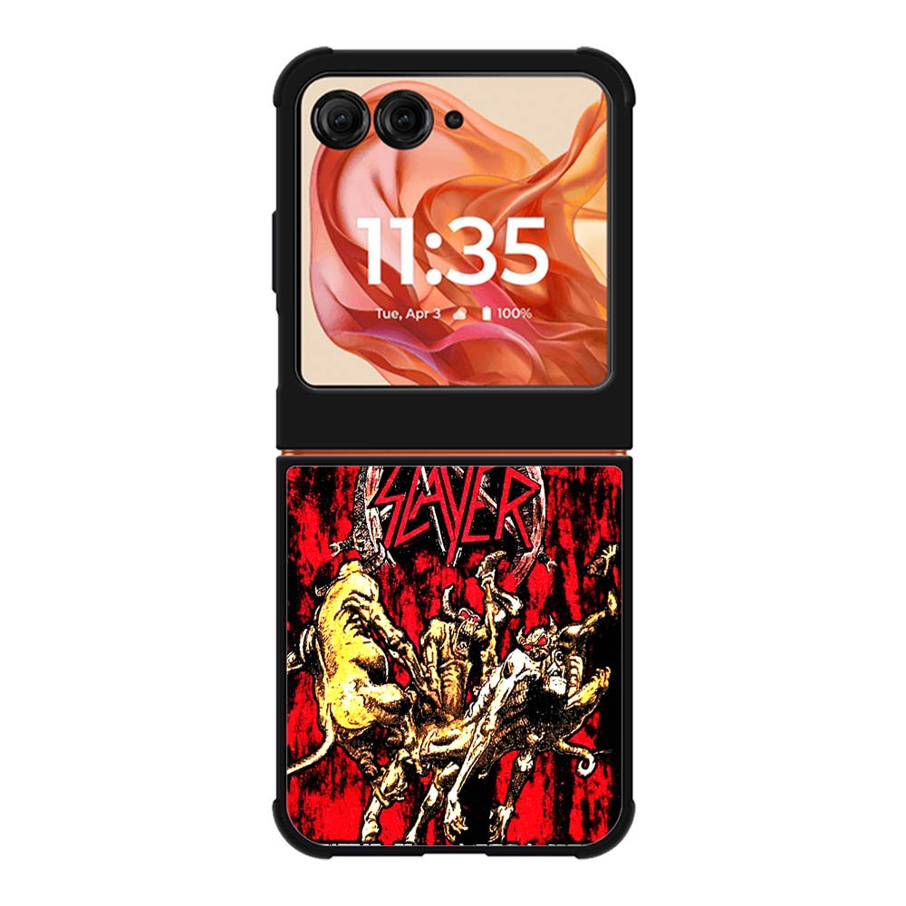 SLAYER Hell awaits Black Metal Band Motorola Moto Razr 2025/2024 , Moto Razr 60/50 Case BC2808