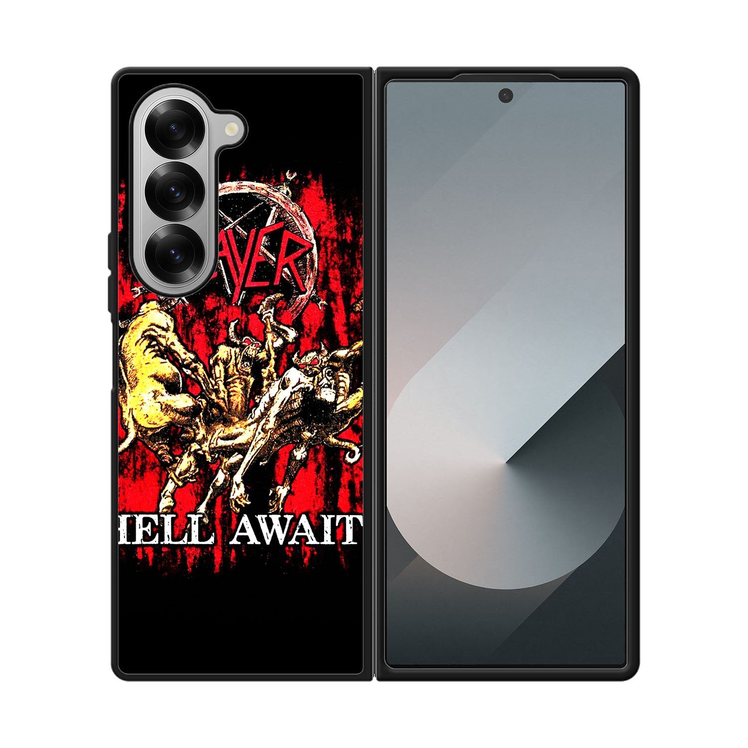 SLAYER Hell awaits Black Metal Band Case Samsung Galaxy Z Fold 6 5G BC2808