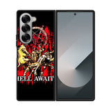SLAYER Hell awaits Black Metal Band Case Samsung Galaxy Z Fold 6 5G BC2808