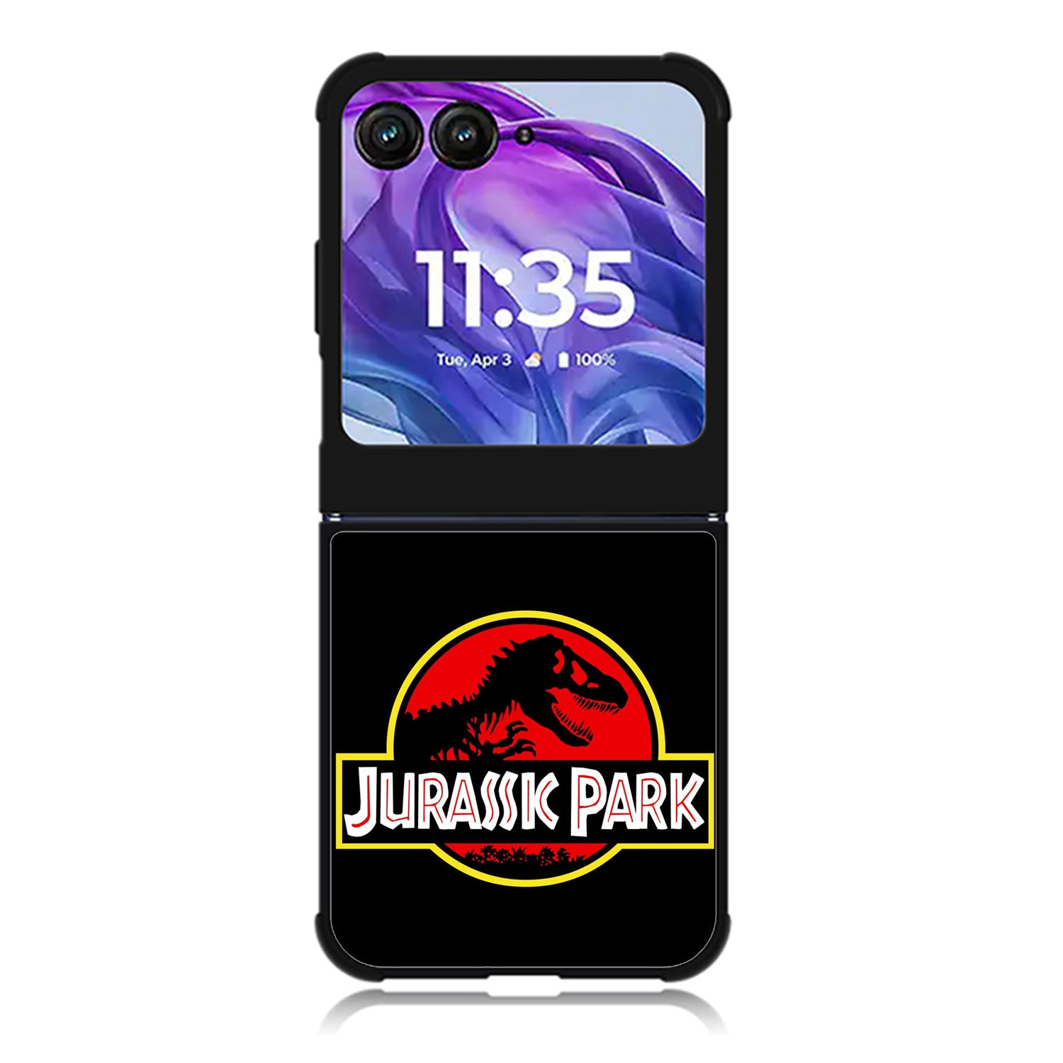 Jurassic Park Movie Plate vintage 4 Motorola Moto Razr Plus 2025/2024 Case, Moto Razr 50 Ultra 5G BC2807