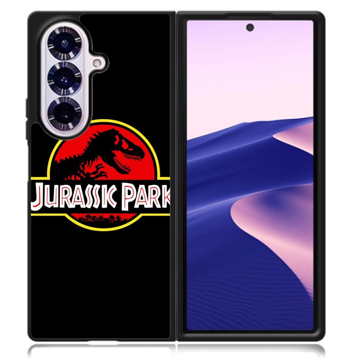 Jurassic Park Movie Plate vintage 4 Samsung Galaxy Z Fold 7 5G Case BC2807