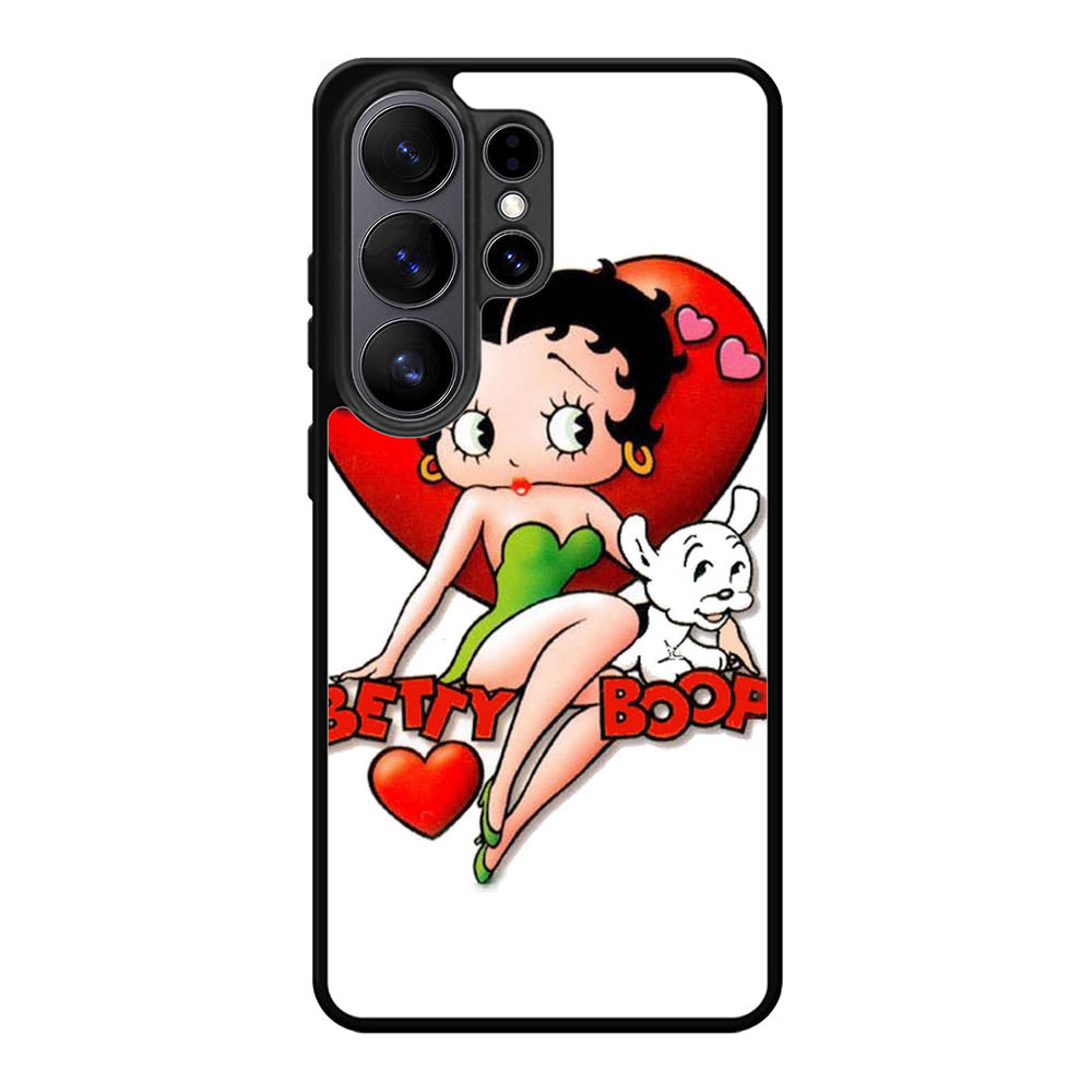 Betty Boop And Pudgy Samsung Galaxy S26 Plus Case
