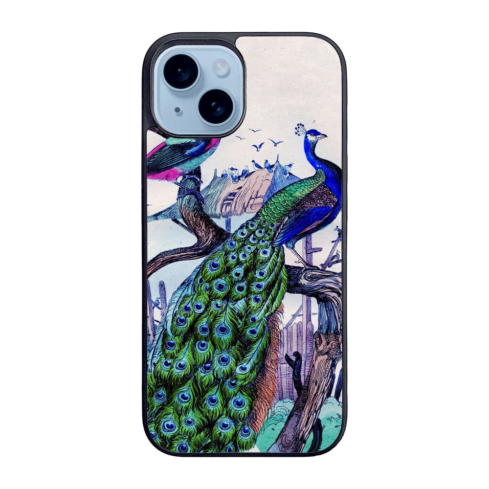 Vintage Classic Peacock Case iPhone 15 Plus BC2796