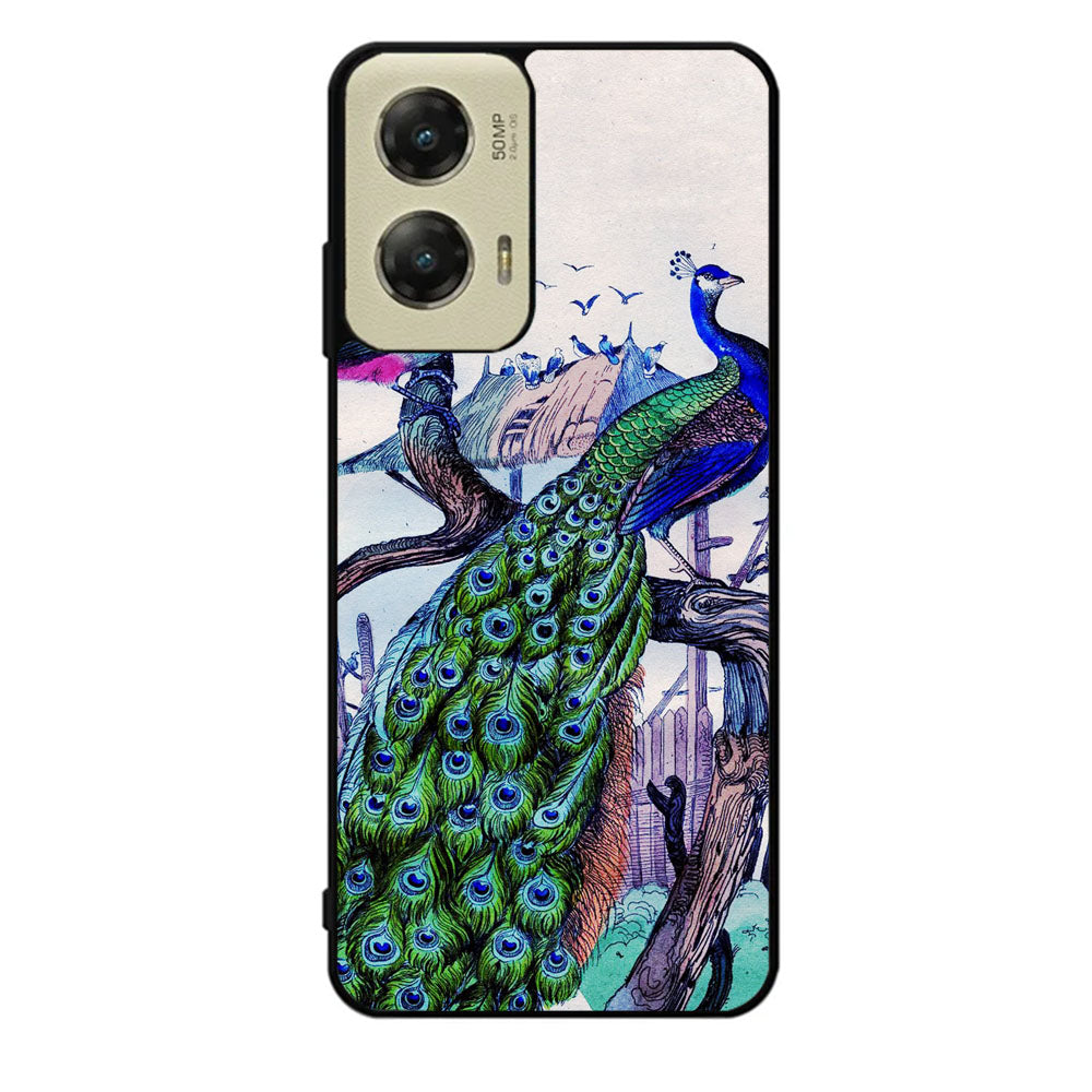 Vintage Classic Peacock Case Motorola Moto G Stylus 2024 5G BC2796