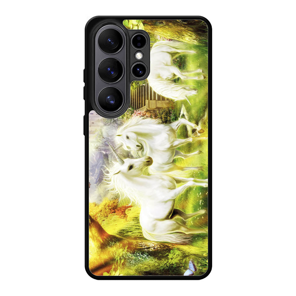 Horse Unicorn Wallpaper Samsung Galaxy S26 Ultra Case BC2793