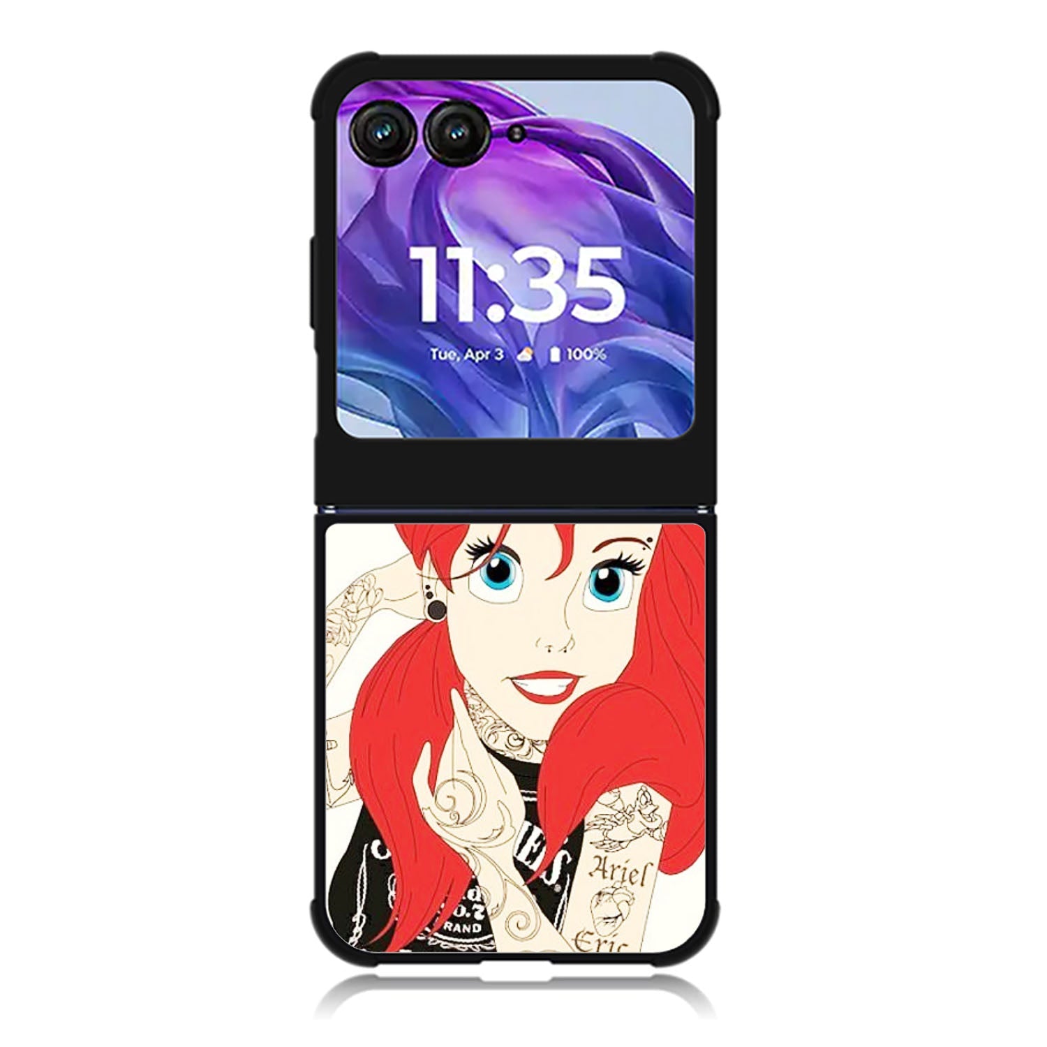 Tattooed Ariel Motorola Moto Razr 2024 , Moto Razr 50 Case FE2792