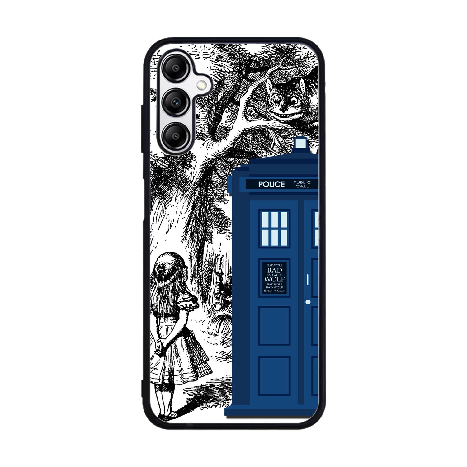 Alice In Wonderland Tardis Case Samsung Galaxy A15 BC2775