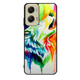 WALLPAPER Rainbow Watercolor Drop Case Motorola Moto G Stylus 2024 5G BC2768