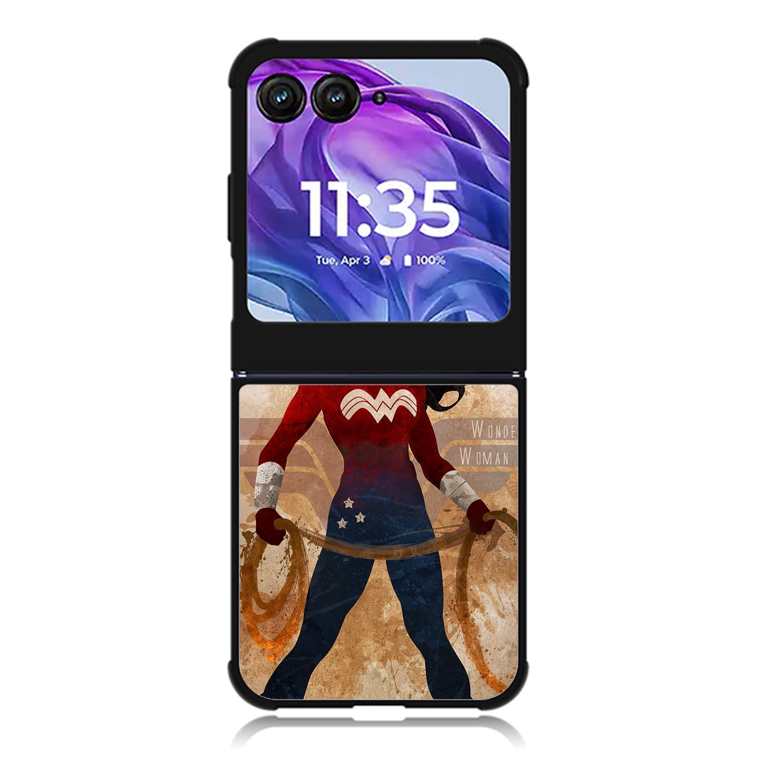 WONDER WOMAN silhouette Motorola Moto Razr 2024 , Moto Razr 50 Case FE2764