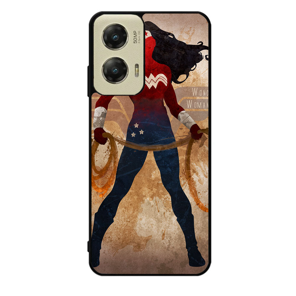 WONDER WOMAN silhouette Case Motorola Moto G Stylus 2024 5G BC2764