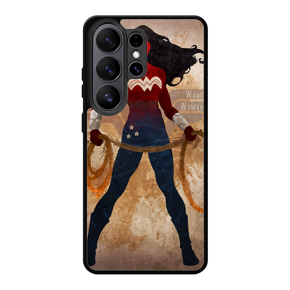 Wonder Woman Silhouette Samsung Galaxy S26 Plus Case DC1979