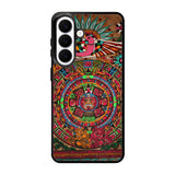 Aztec Calendar Wood Texture Samsung Galaxy S26 Case BC2761